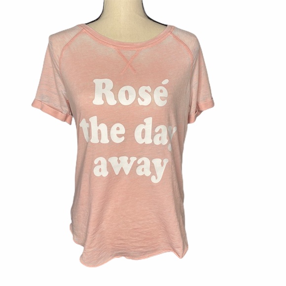 Grayson Threads Tops - Rose All the Way Baby Pink Graphic Tee